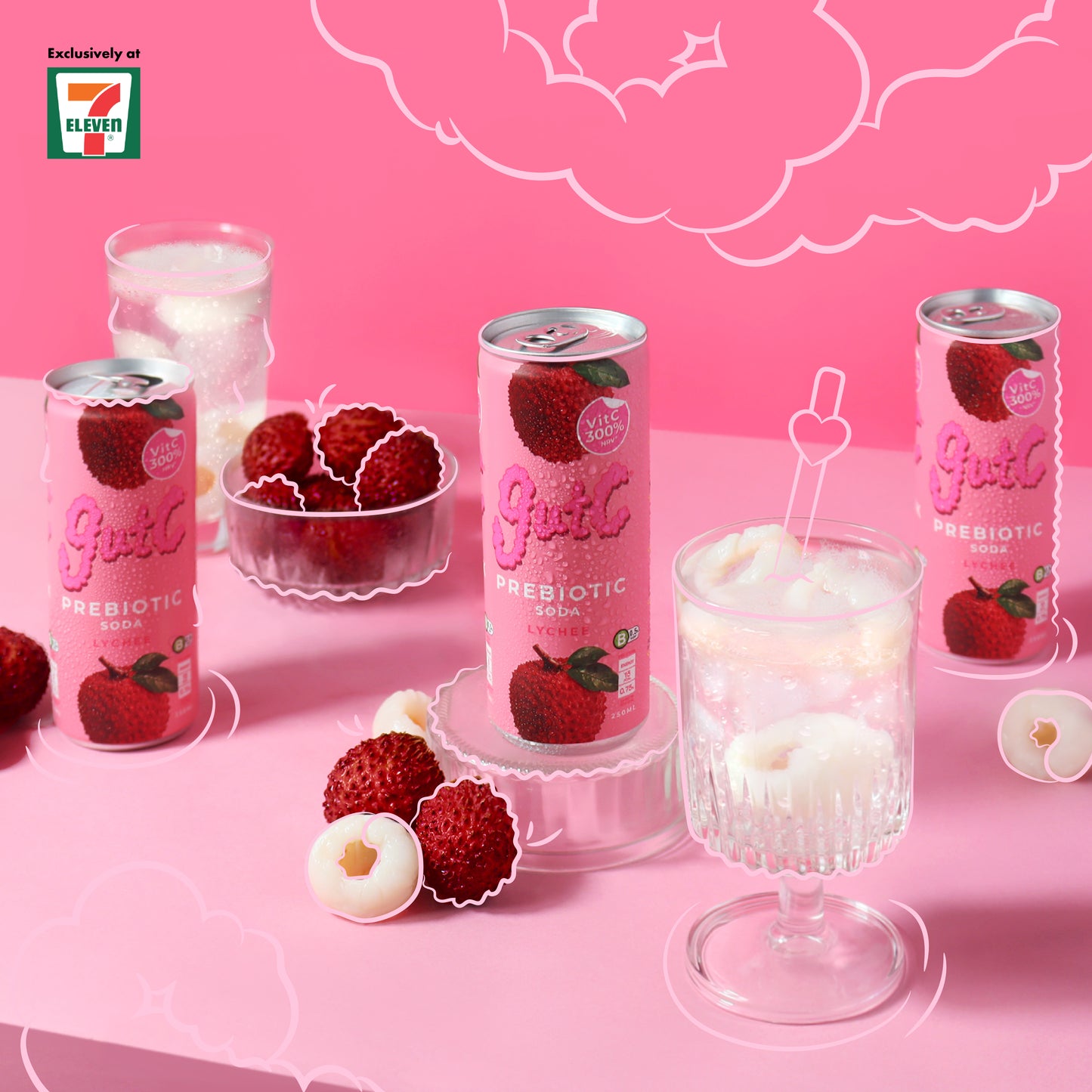 gutC Lychee (12 x 250ml)