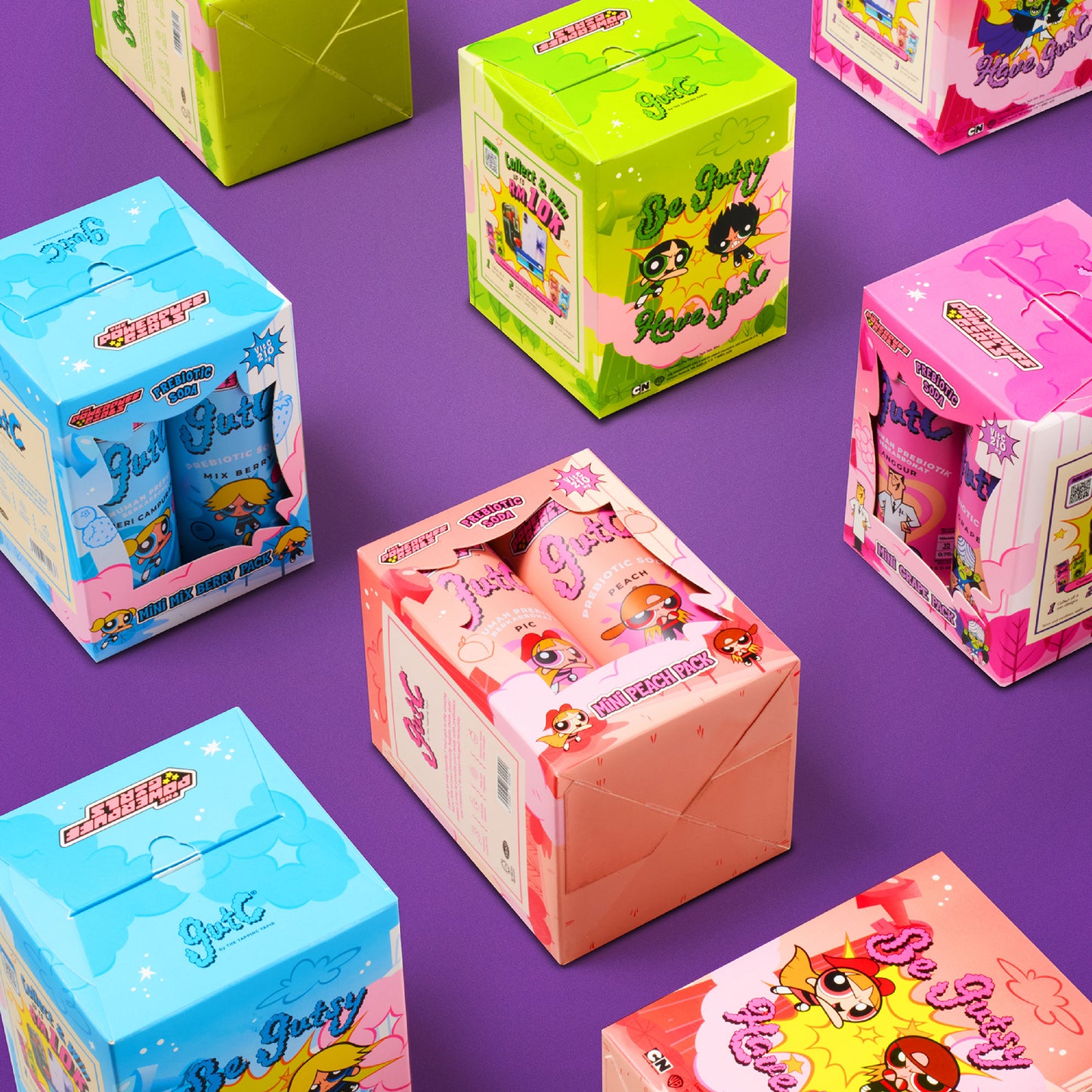 gutC & The Powerpuff Girls Mix Pack (16 x 250ml)