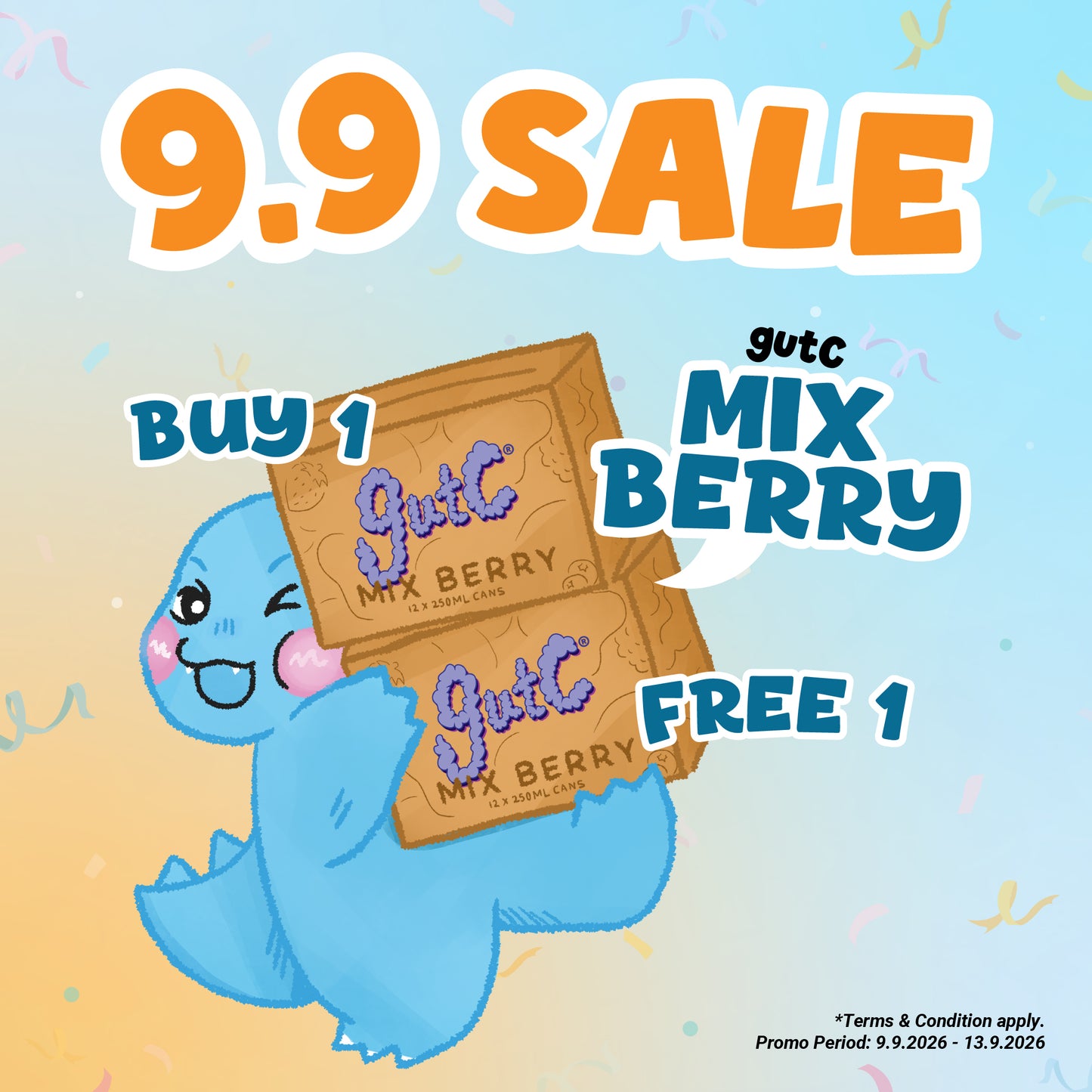 gutC Mix Berry [BUY 1 FREE 1]
