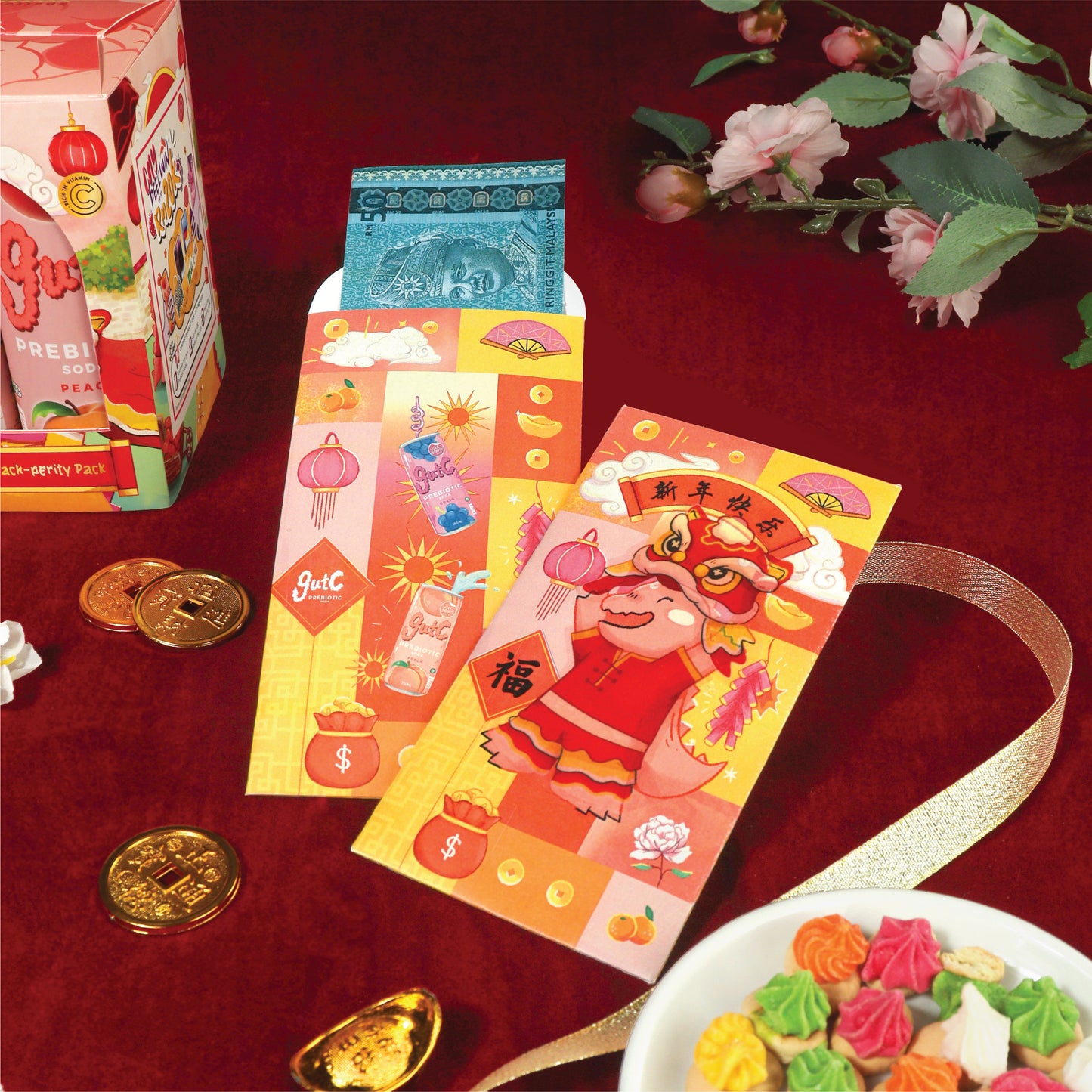 gutC Ang Pao & Sticker Set