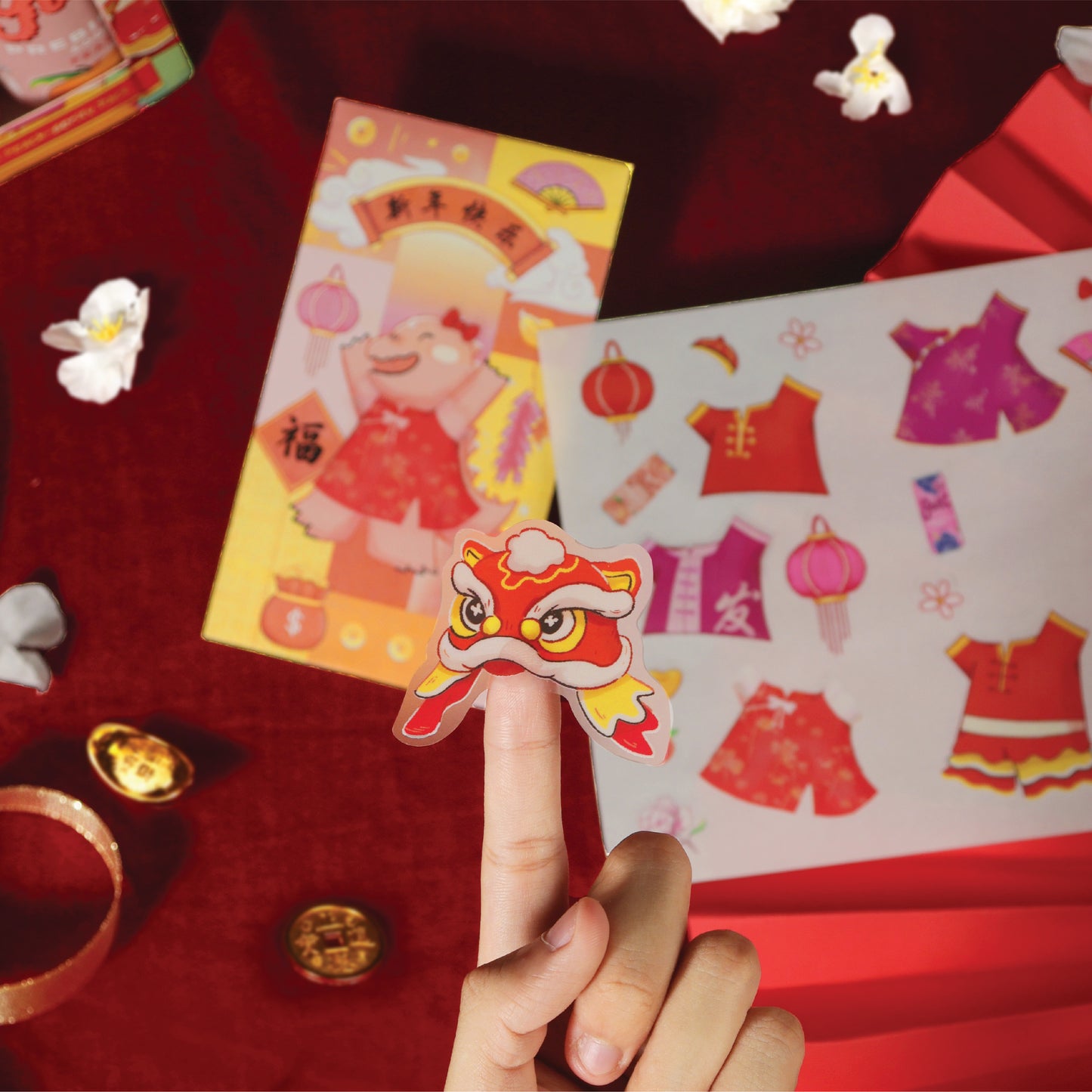 gutC Ang Pao & Sticker Set