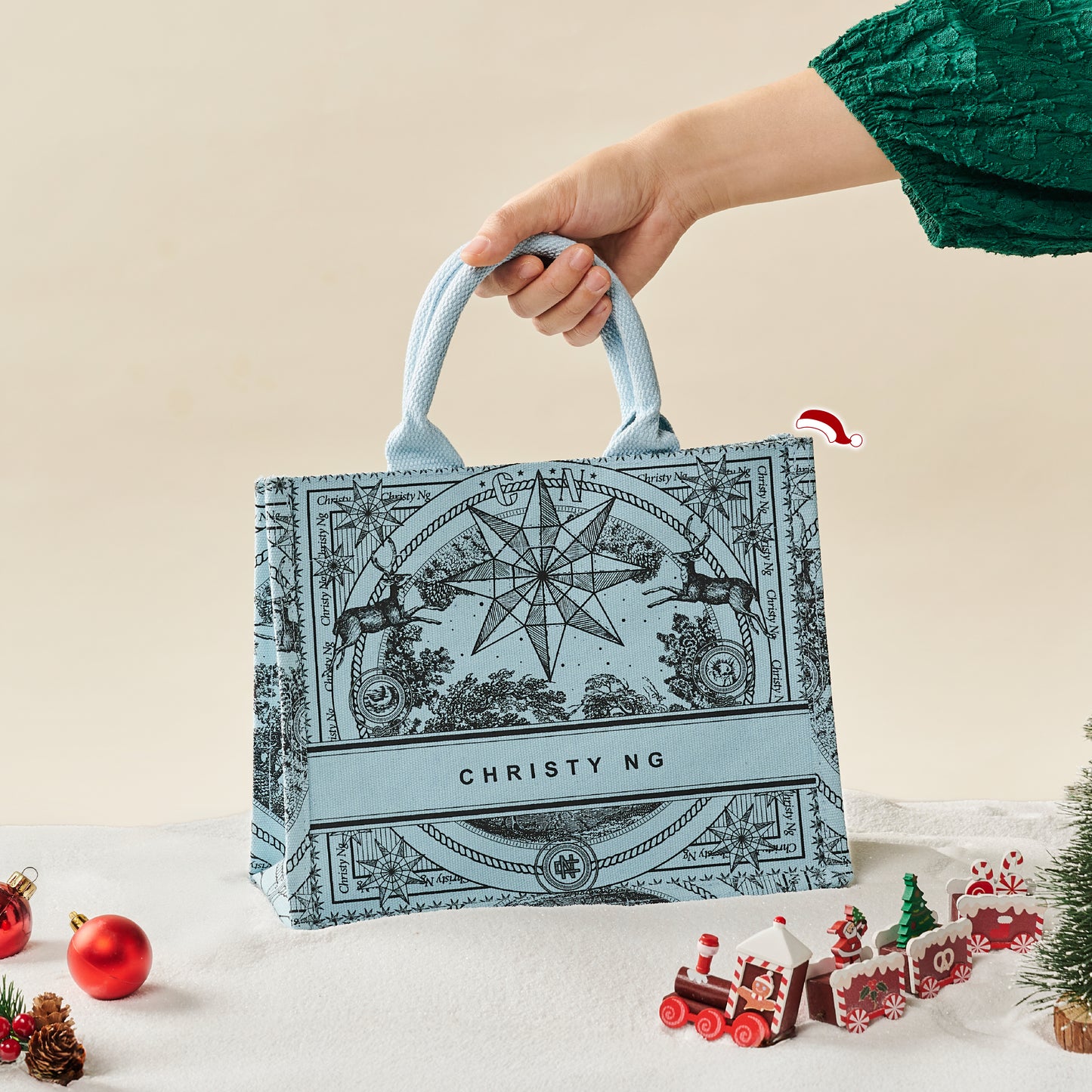 [PRE-ORDER] gutC x Christy Ng Christmas Mini Canvas Bag Pack