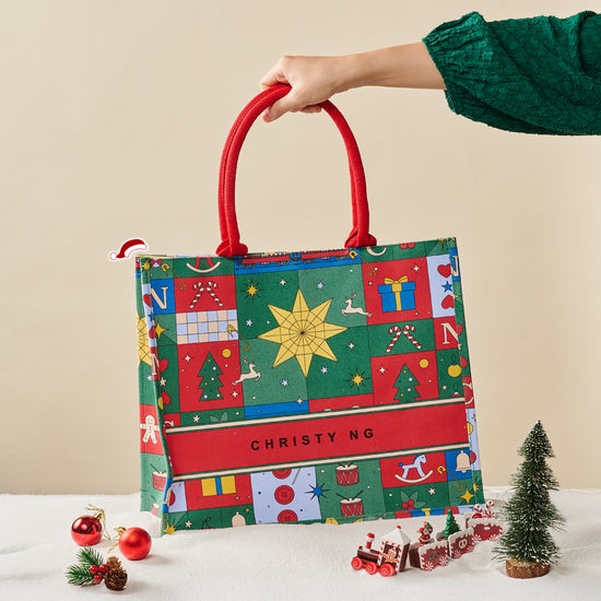 [PRE-ORDER] gutC x Christy Ng Christmas Large Canvas Bag Pack