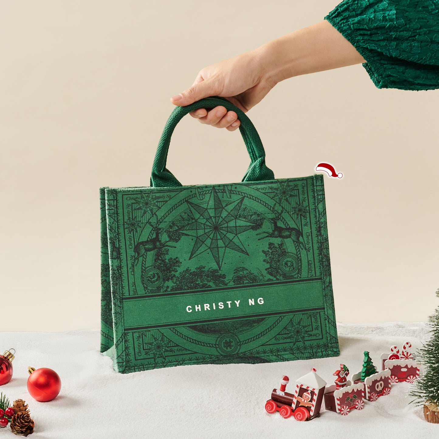 [PRE-ORDER] gutC x Christy Ng Christmas Mini Canvas Bag Pack