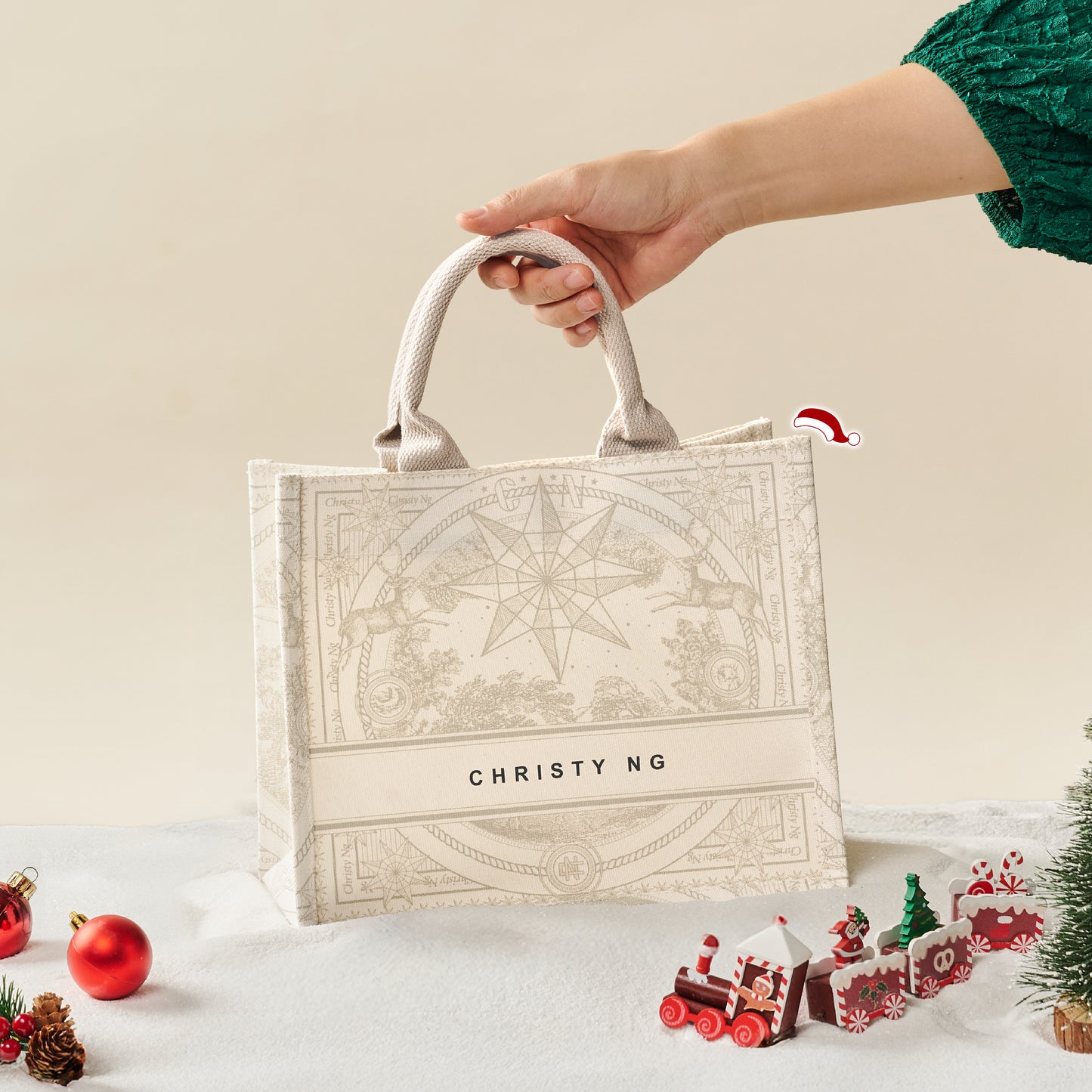 [PRE-ORDER] gutC x Christy Ng Christmas Mini Canvas Bag Pack
