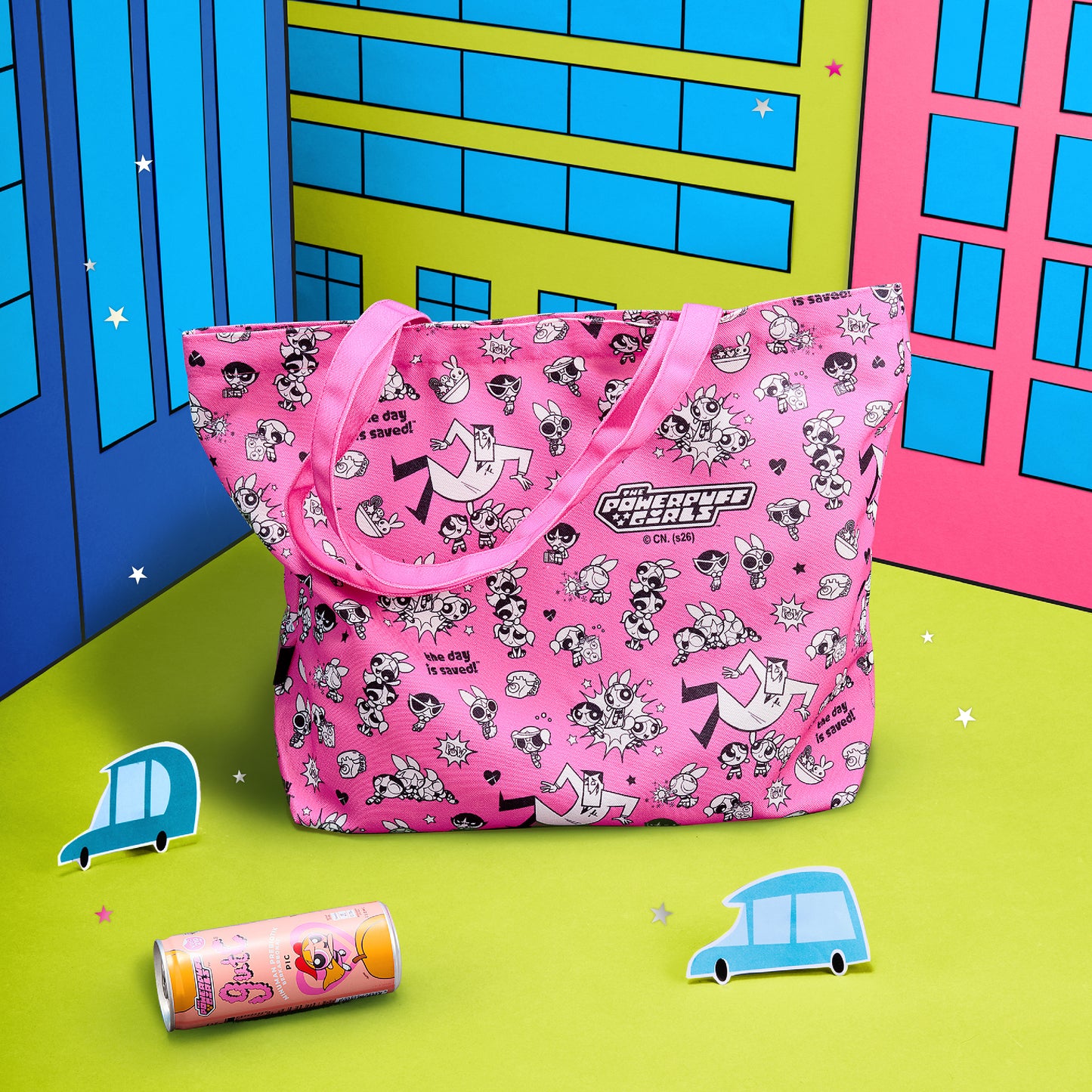 gutC &The Powerpuff Girls Combo Mix Pack (24 x 250ml) with FREE Tote Bag
