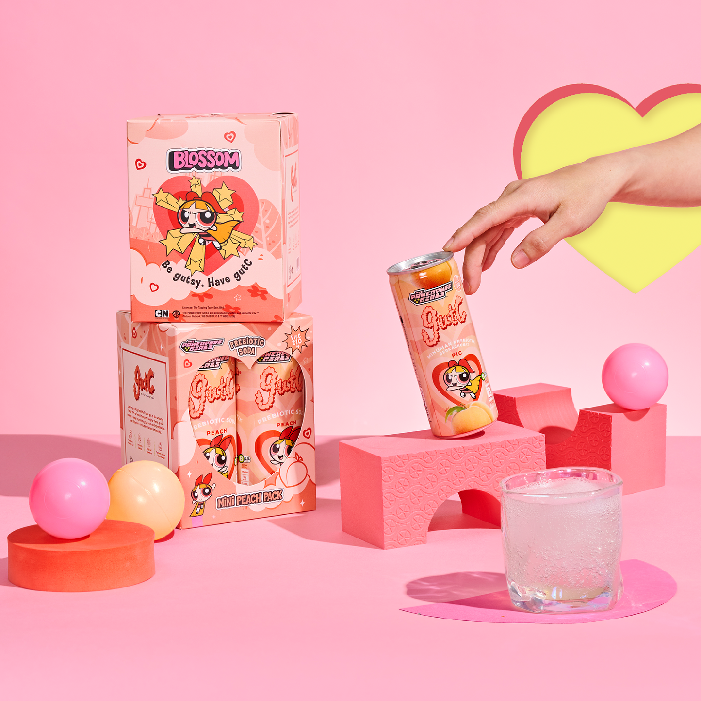 gutC Peach & The Powerpuff Girls CNY Collection