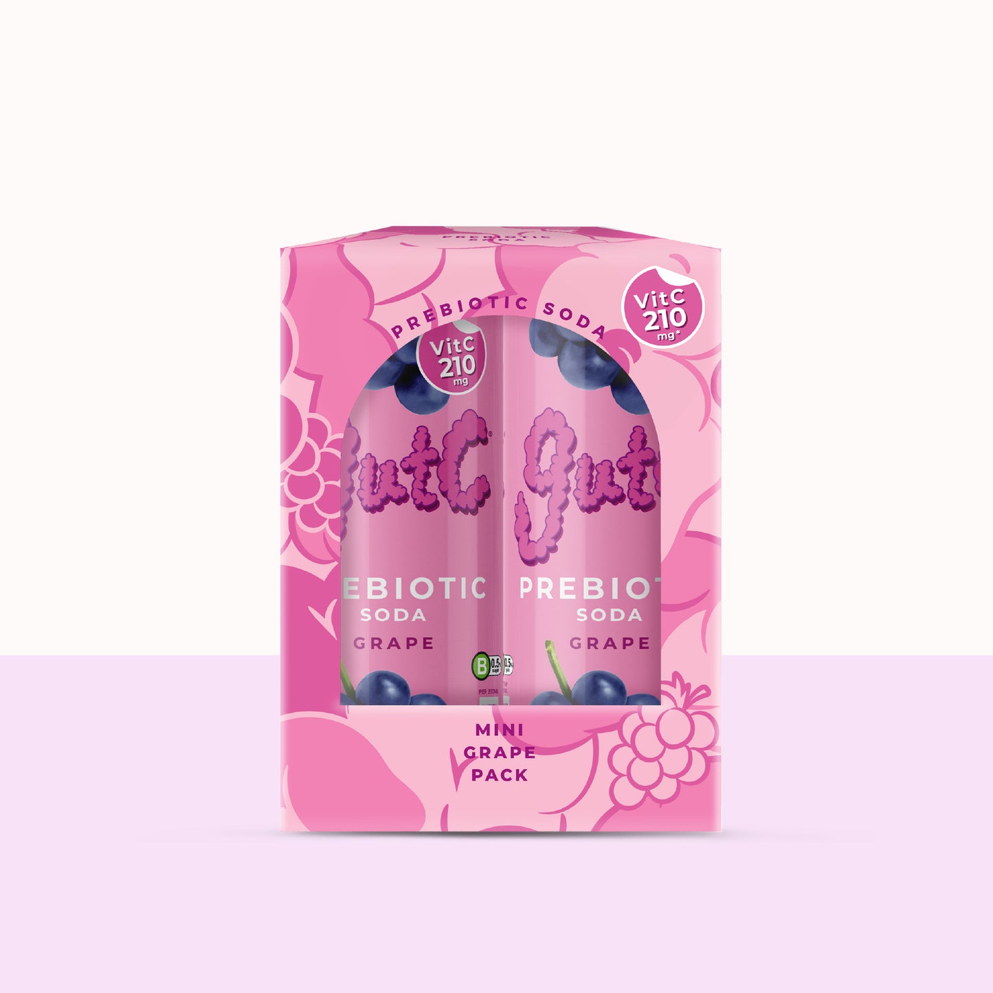 Mini gutC Grape Pack (4 x 250ml)