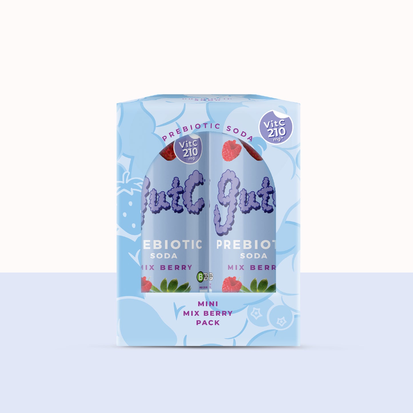 Mini gutC Mix Berry Pack (4 x 250ml)