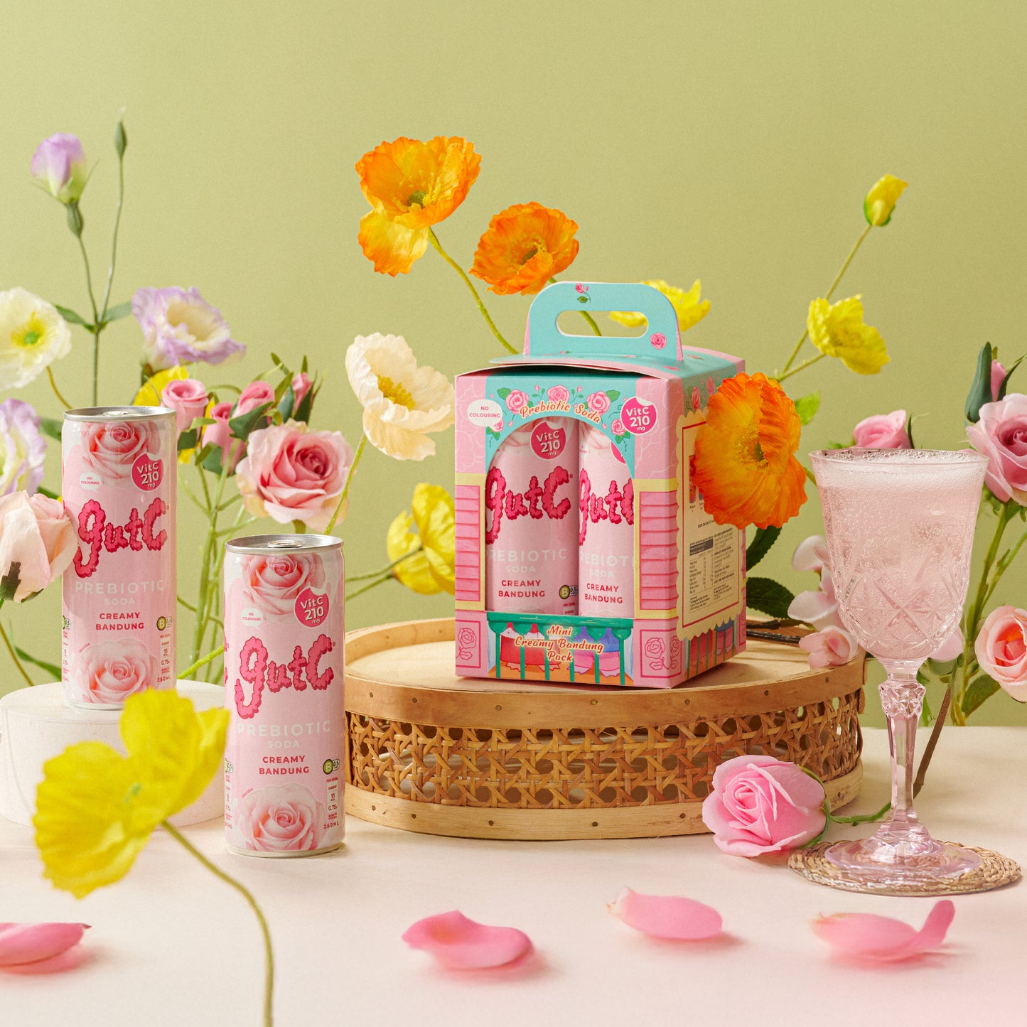 gutC Raya Creamy Bandung x Christy Ng Mini Canvas Bag Pack