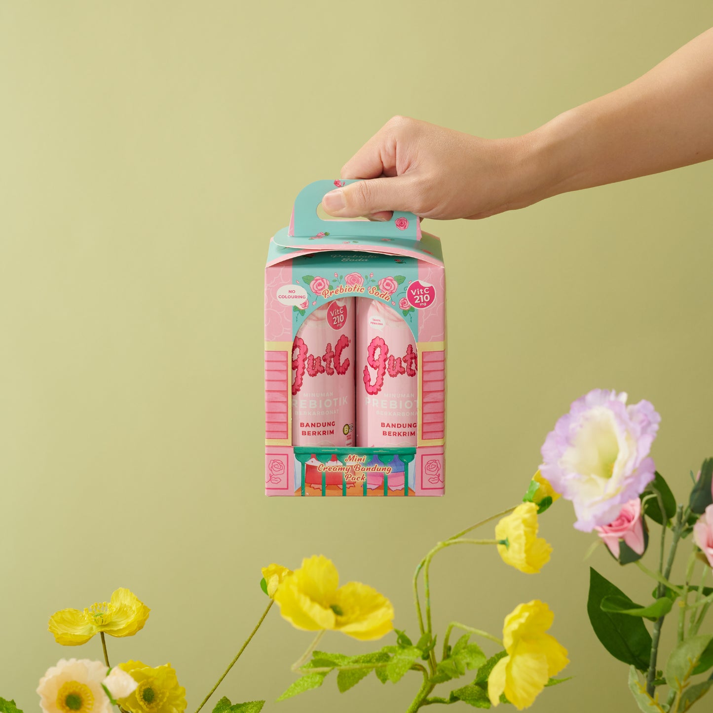 gutC Raya Creamy Bandung x Christy Ng Mini Canvas Bag Pack