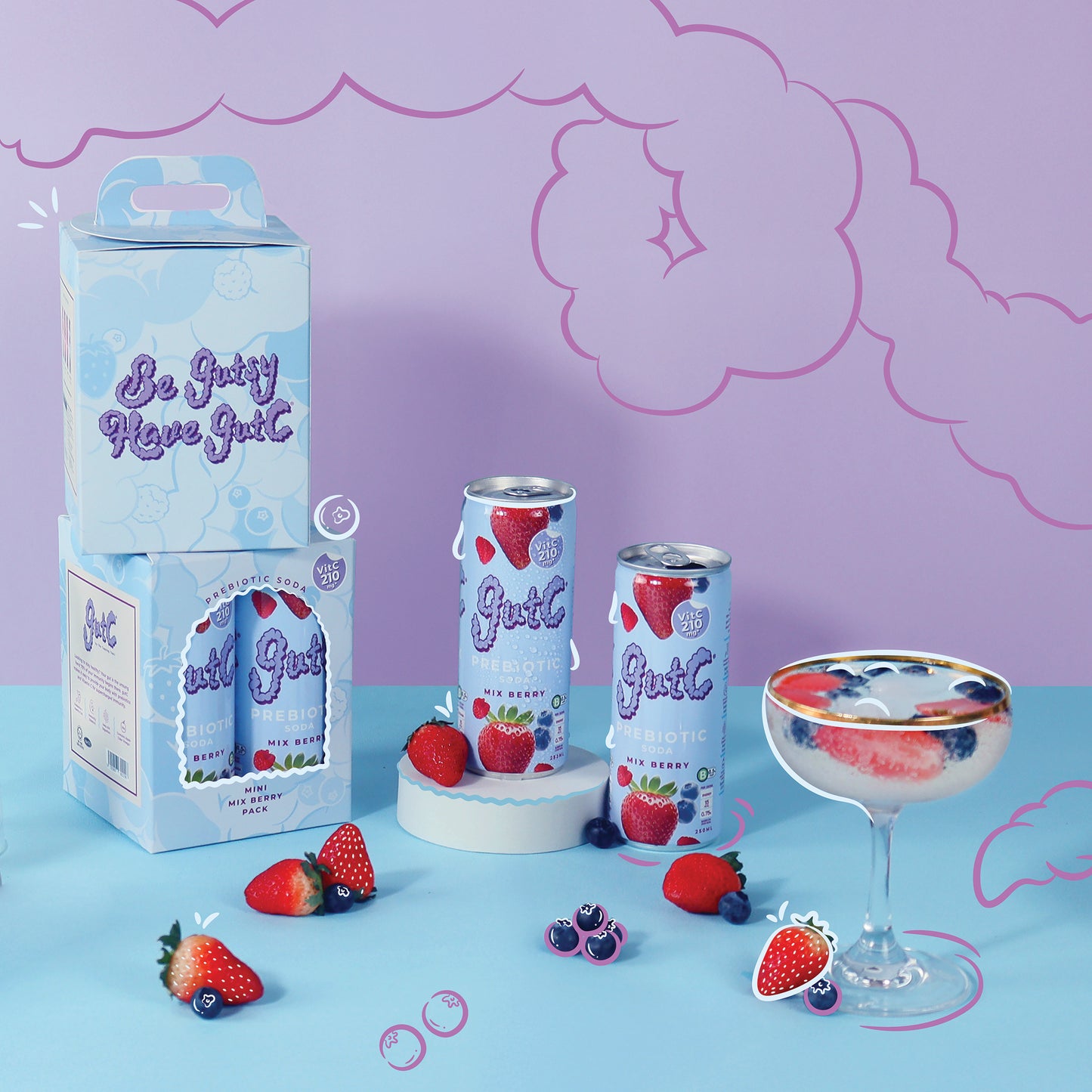 Double Mini gutC Mix Berry Pack