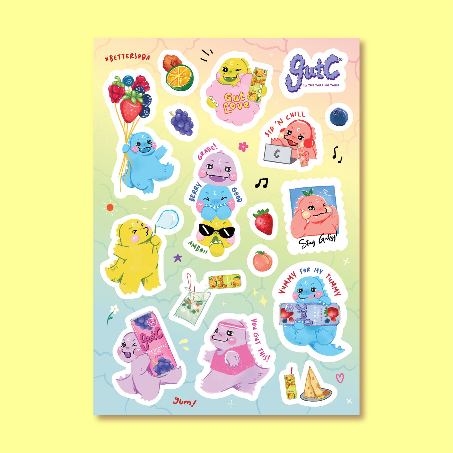 Gutzy Sticker