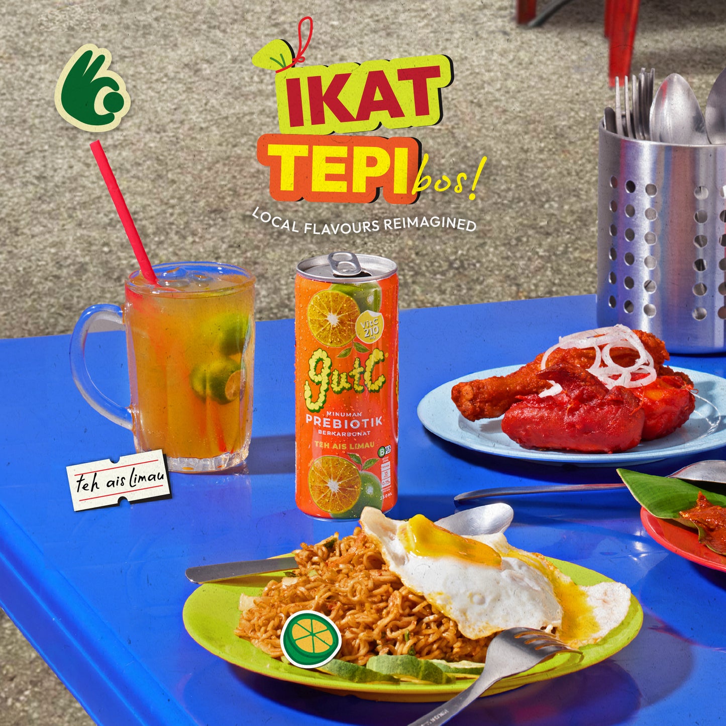 gutC Teh Ice Limau (12 x 250ml)