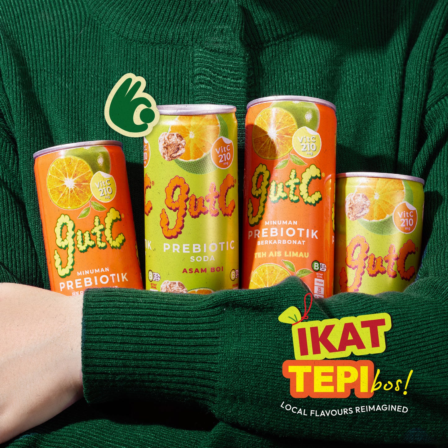 gutC Asam Boi + gutC Teh Ice Limau Mix Pack (12 x 250ml)