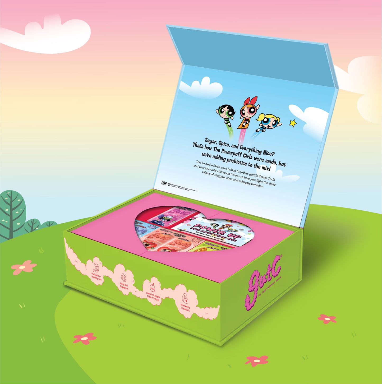 gutC & The Powerpuff Girls CNY Ultimate Up Your Huat Pack