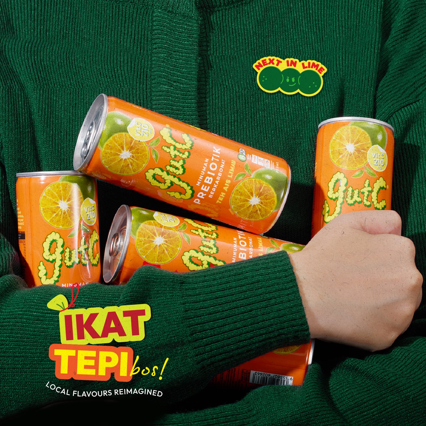 gutC Teh Ice Limau (12 x 250ml)