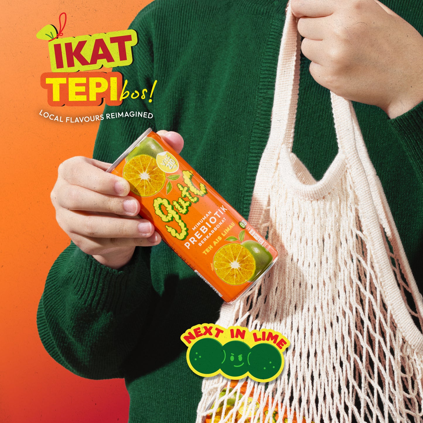 gutC Teh Ice Limau (12 x 250ml)