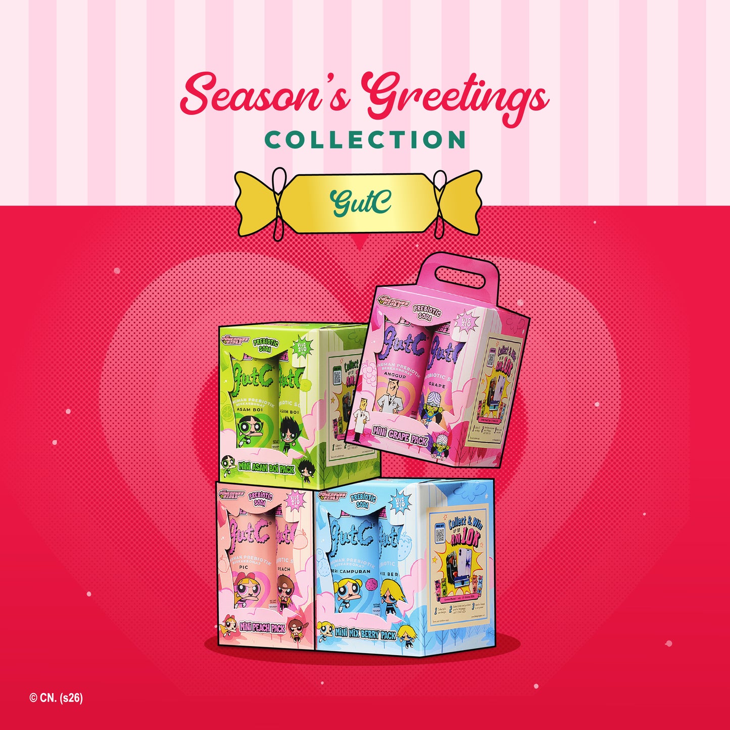 gutC & The Powerpuff Girls x Blokees - Season’s Greetings Collection