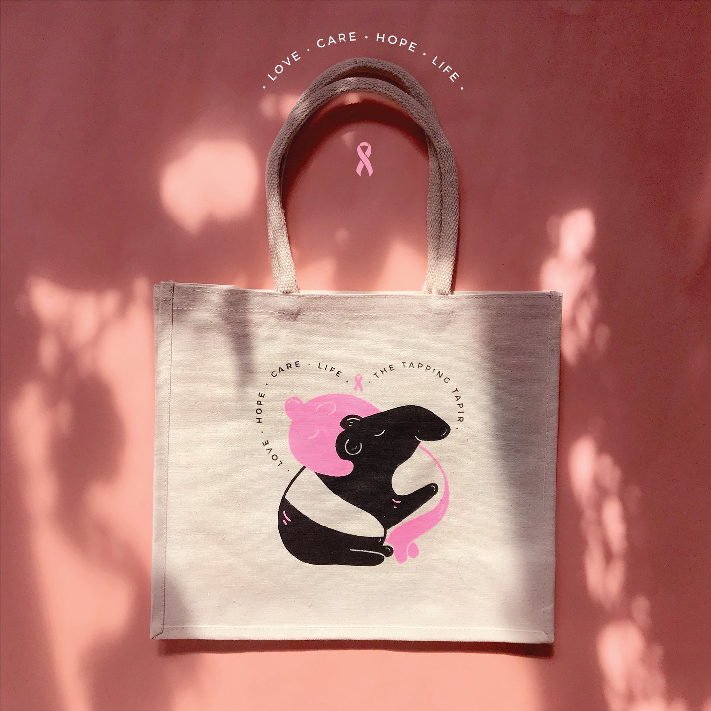 Pink October Canvas Bag