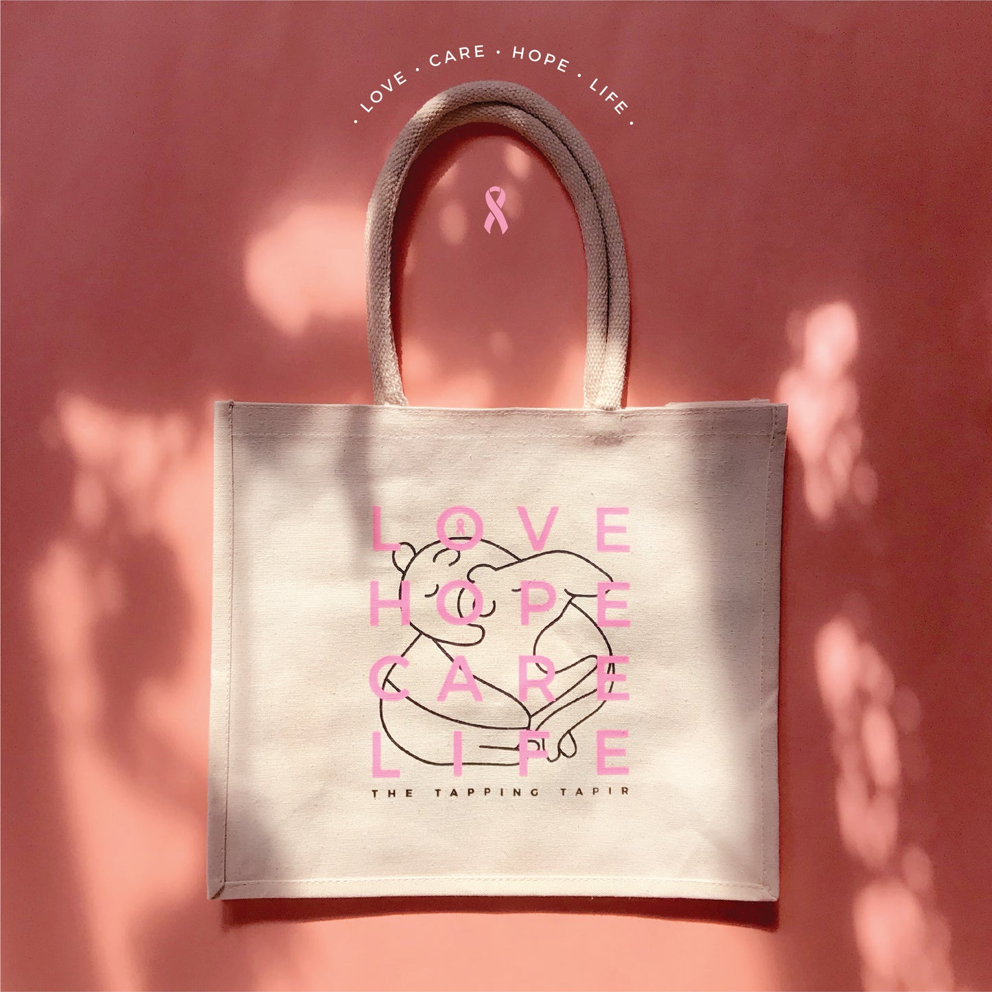 Pink October Canvas Bag